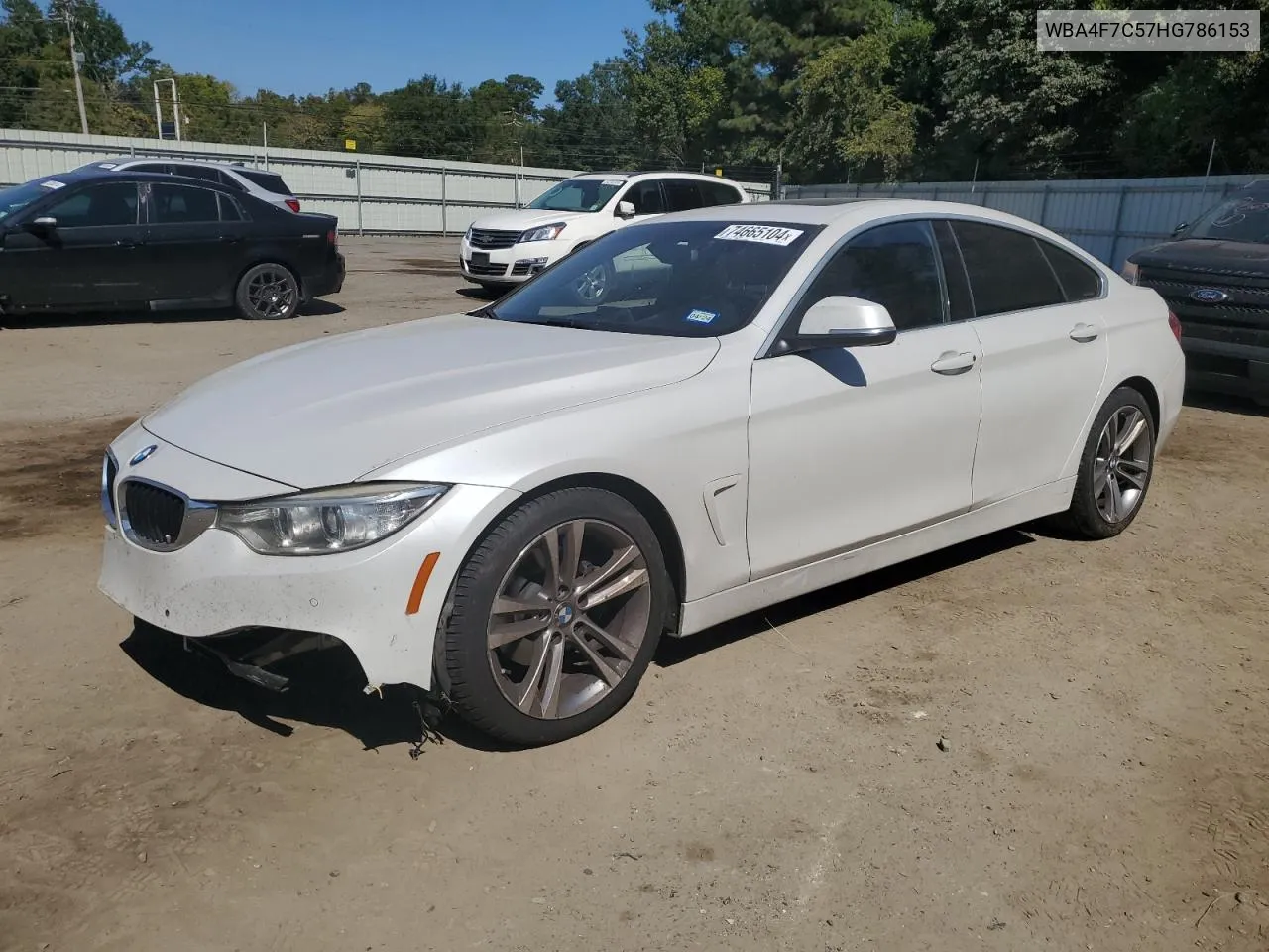 2017 BMW 430I Gran Coupe VIN: WBA4F7C57HG786153 Lot: 74665104