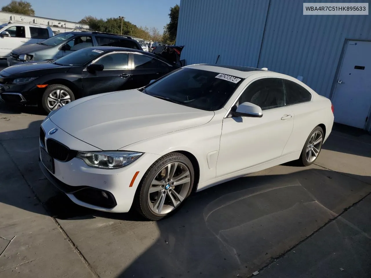 2017 BMW 430I VIN: WBA4R7C51HK895633 Lot: 75269364