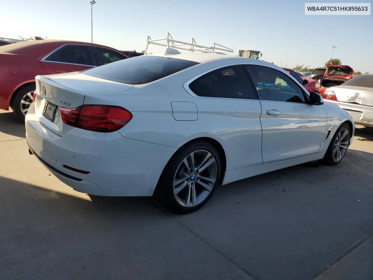 2017 BMW 430I VIN: WBA4R7C51HK895633 Lot: 75269364