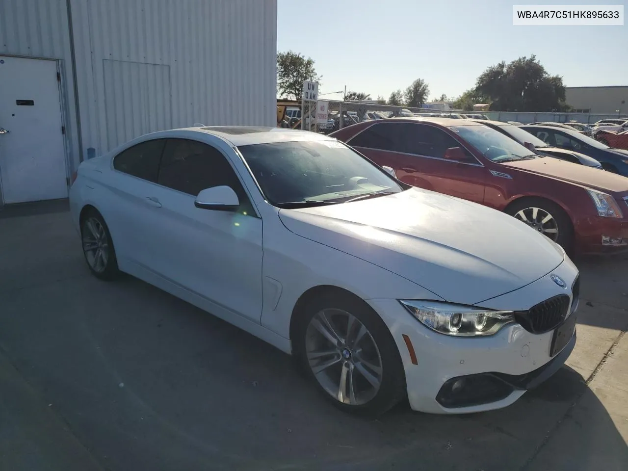 2017 BMW 430I VIN: WBA4R7C51HK895633 Lot: 75269364