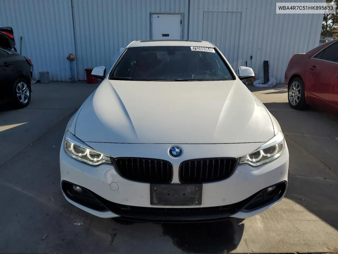 2017 BMW 430I VIN: WBA4R7C51HK895633 Lot: 75269364