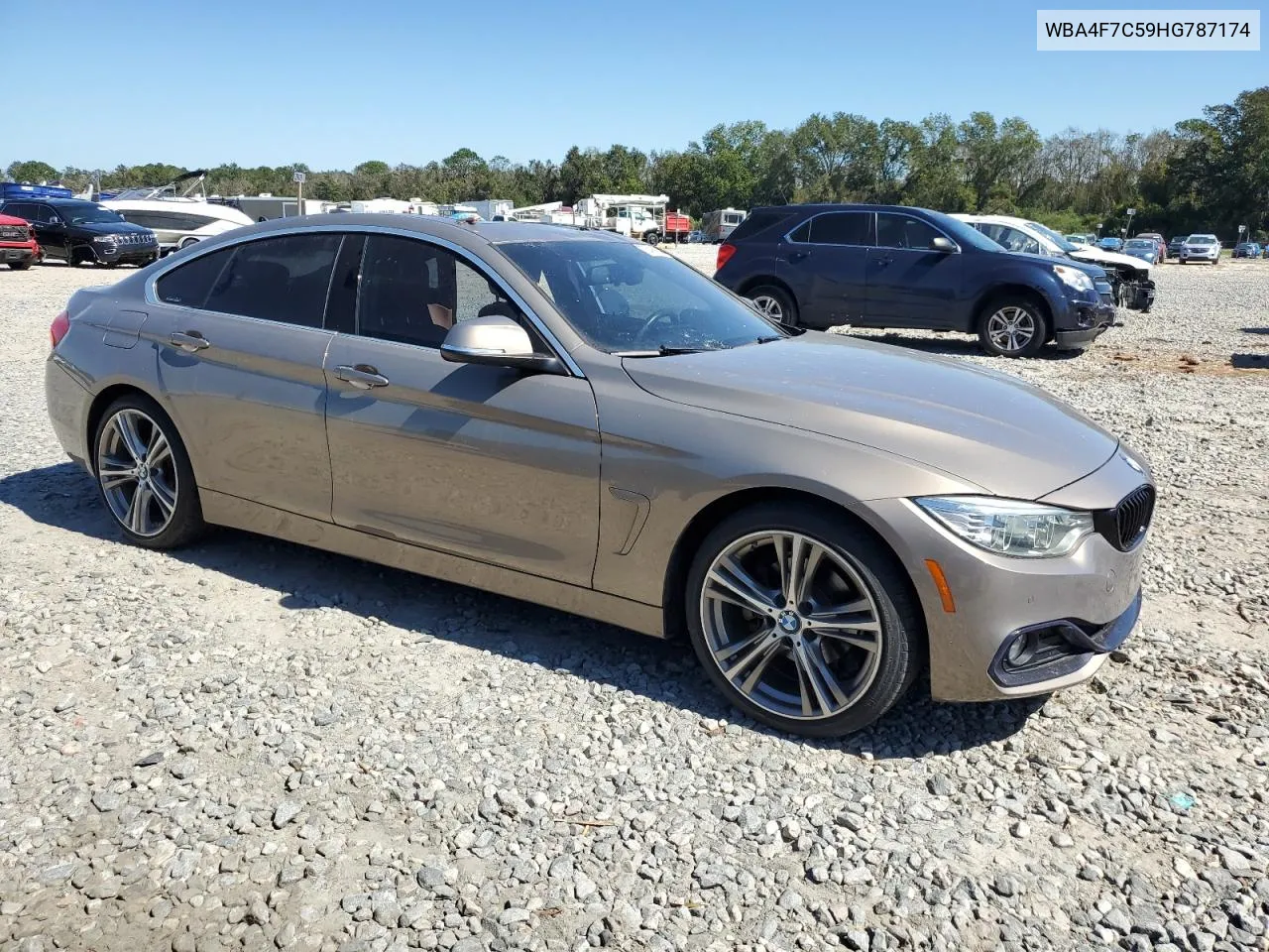 2017 BMW 430I Gran Coupe VIN: WBA4F7C59HG787174 Lot: 75476644