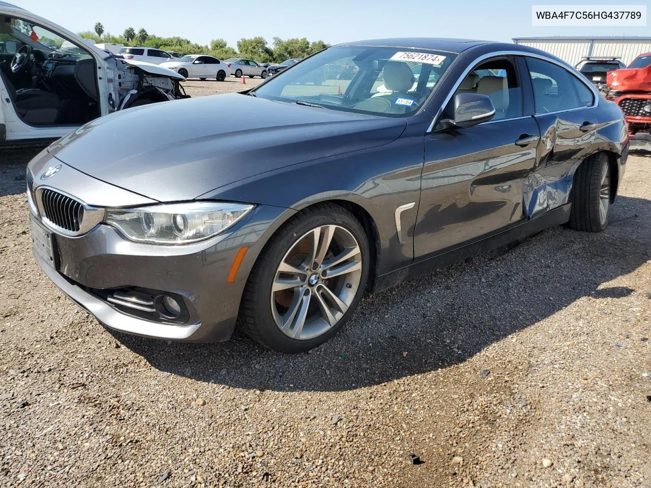 2017 BMW 430I Gran Coupe VIN: WBA4F7C56HG437789 Lot: 75621874