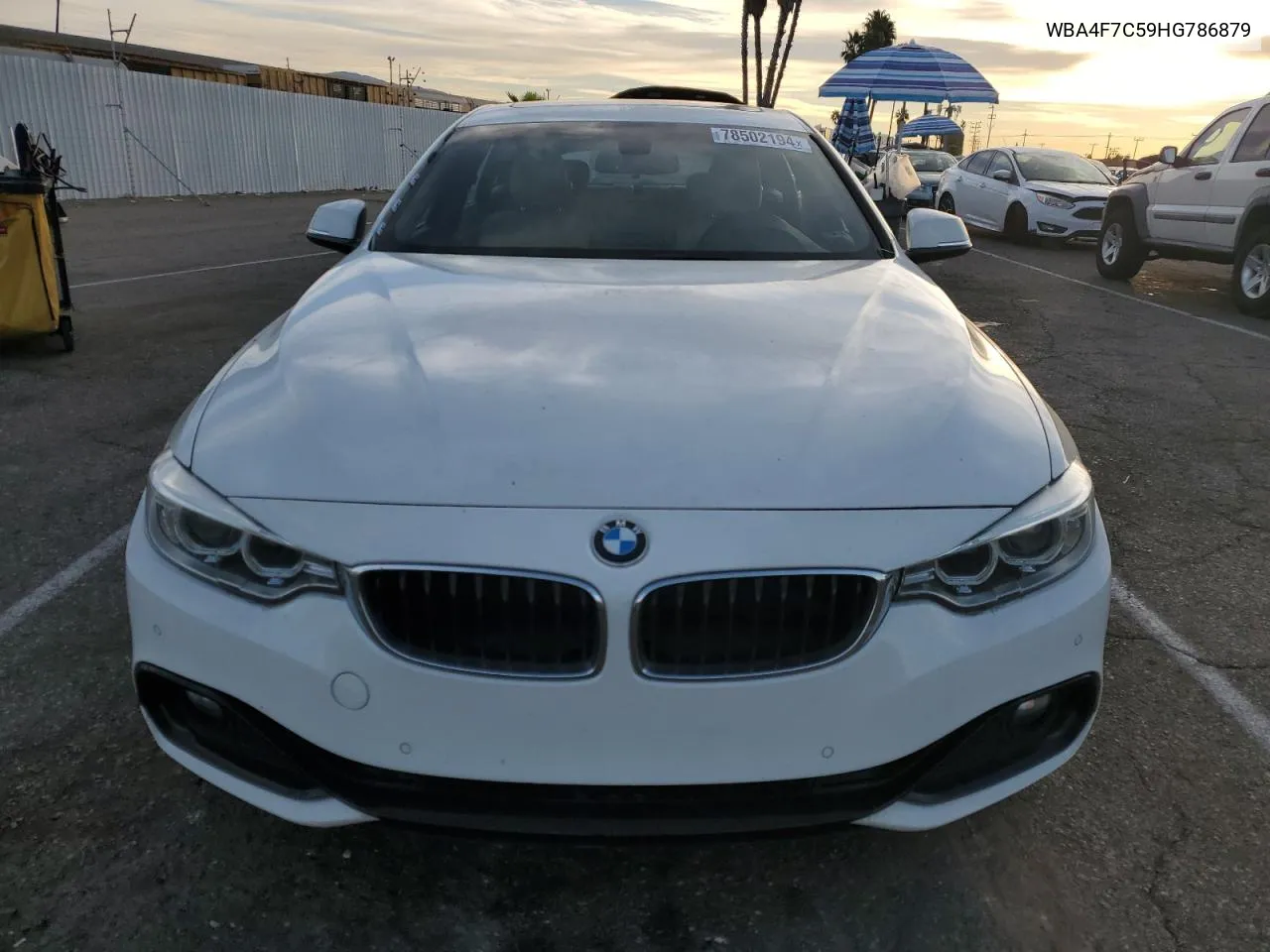 2017 BMW 430I Gran Coupe VIN: WBA4F7C59HG786879 Lot: 78502194