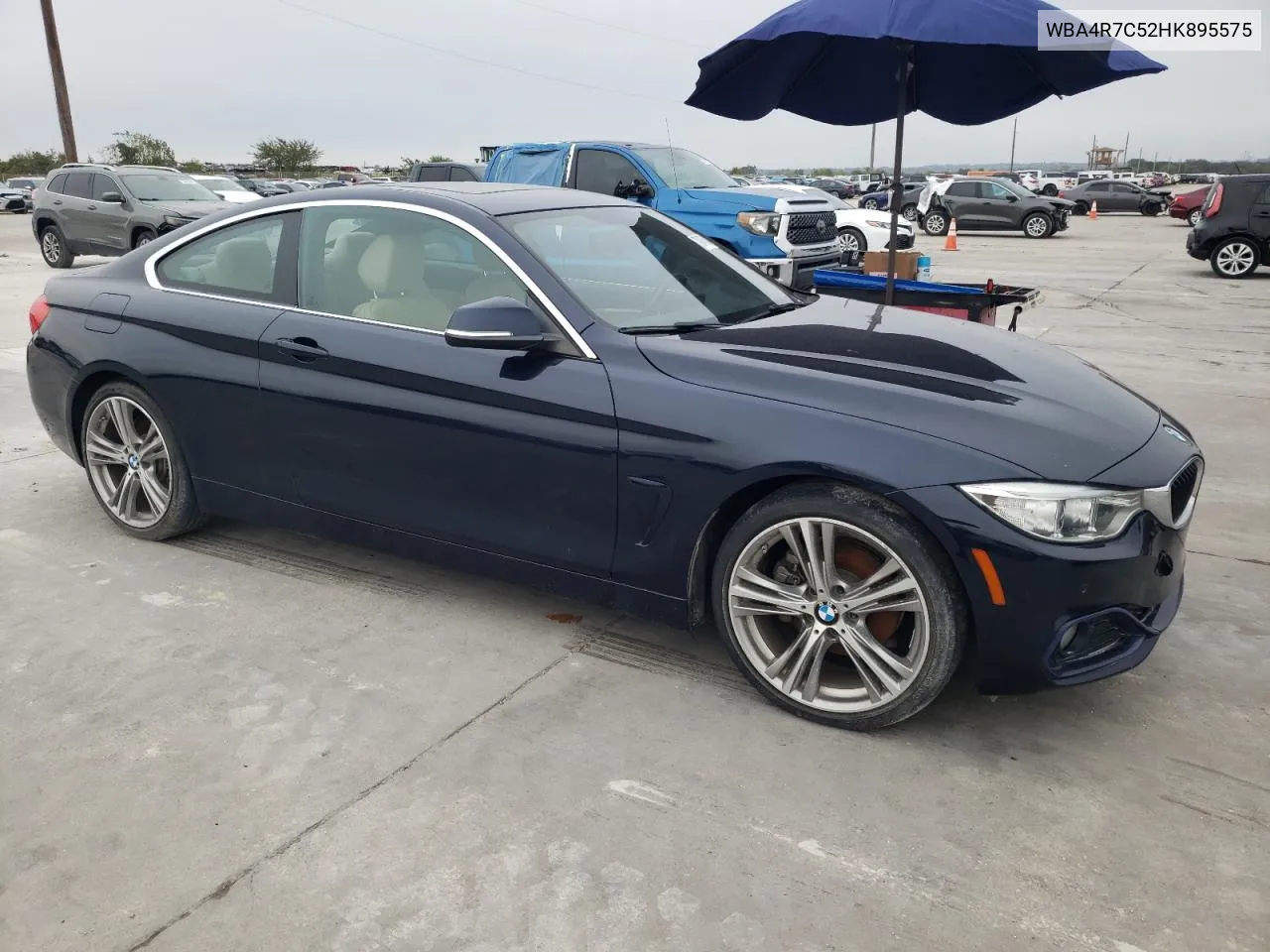 2017 BMW 430I VIN: WBA4R7C52HK895575 Lot: 79476264