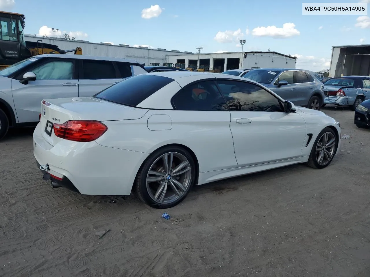 2017 BMW 440I VIN: WBA4T9C50H5A14905 Lot: 80270124