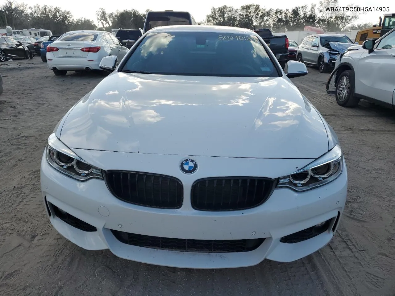 2017 BMW 440I VIN: WBA4T9C50H5A14905 Lot: 80270124