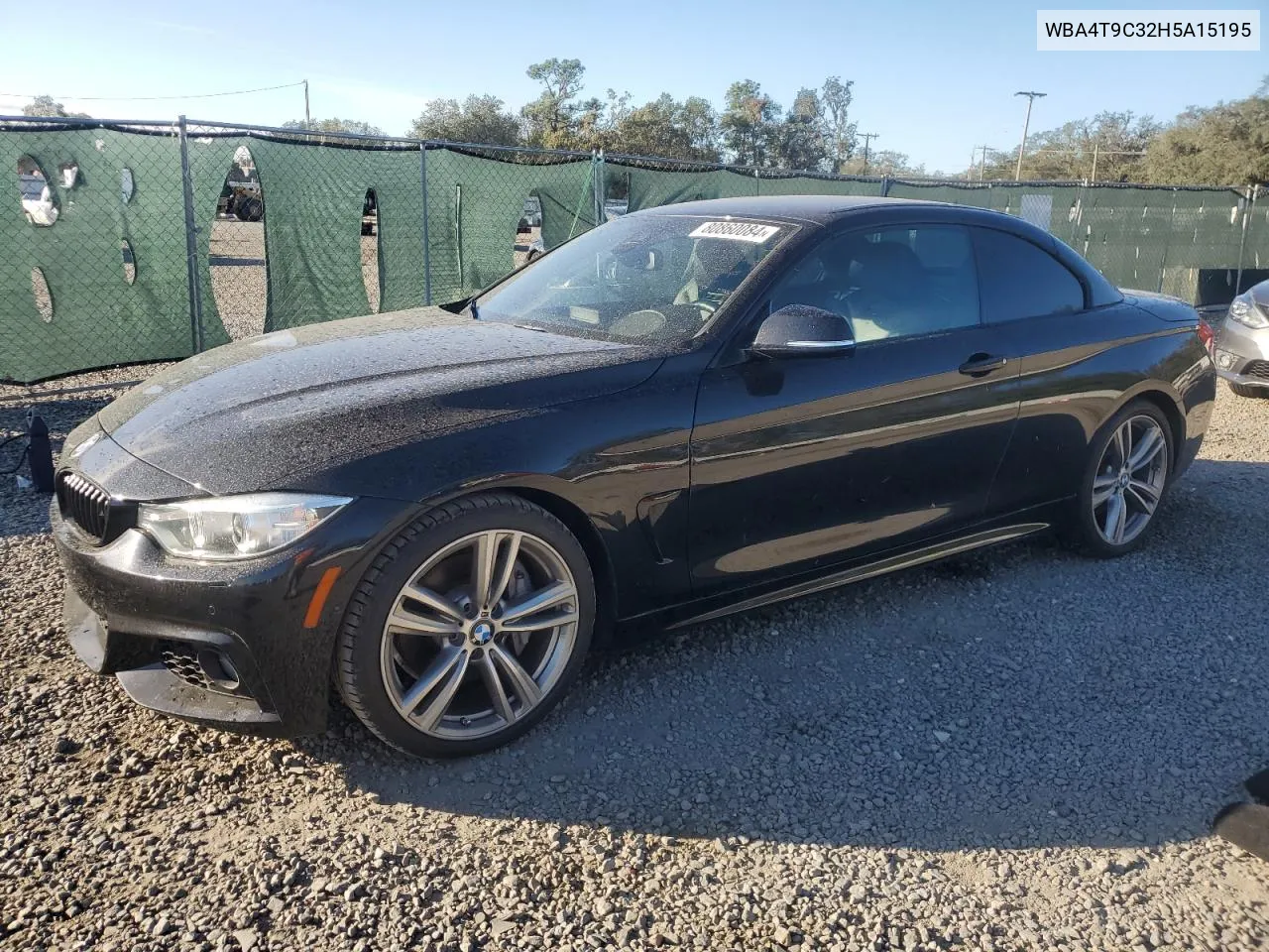 2017 BMW 440I VIN: WBA4T9C32H5A15195 Lot: 80860084