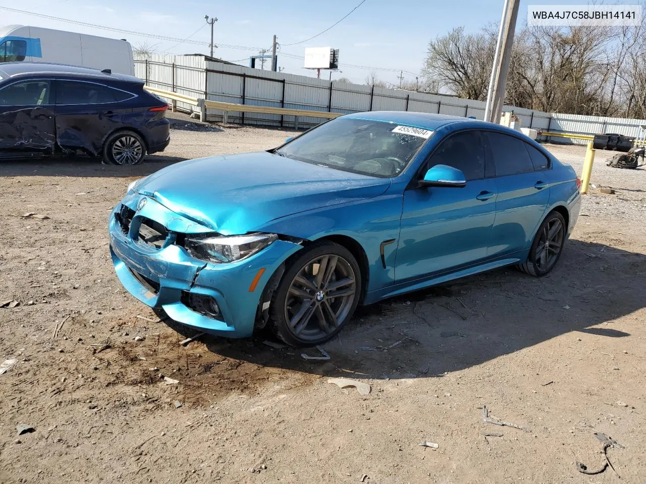 2018 BMW 440Xi Gran Coupe VIN: WBA4J7C58JBH14141 Lot: 45529604