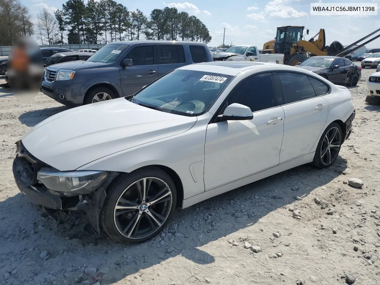 2018 BMW 430I Gran Coupe VIN: WBA4J1C56JBM11398 Lot: 47357474