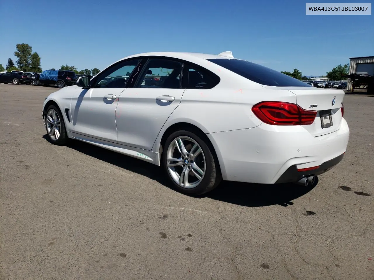 2018 BMW 430Xi Gran Coupe VIN: WBA4J3C51JBL03007 Lot: 54037894