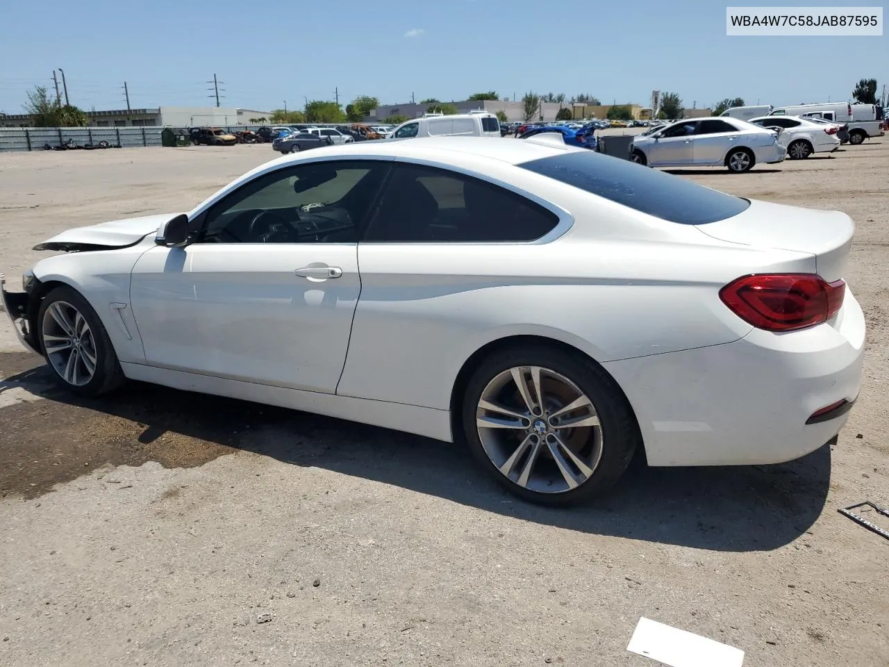 2018 BMW 440I VIN: WBA4W7C58JAB87595 Lot: 54233934