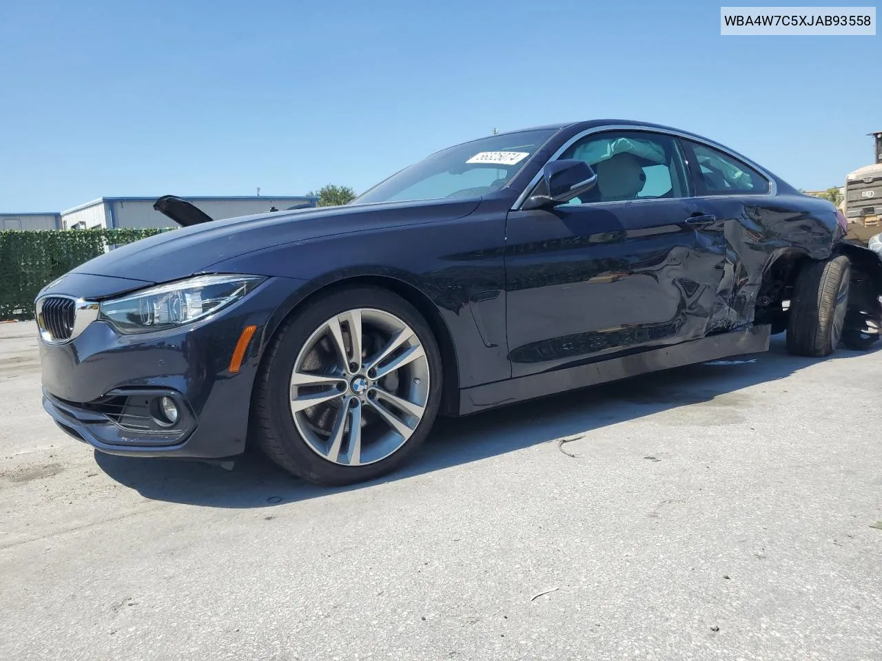 2018 BMW 440I VIN: WBA4W7C5XJAB93558 Lot: 56325074