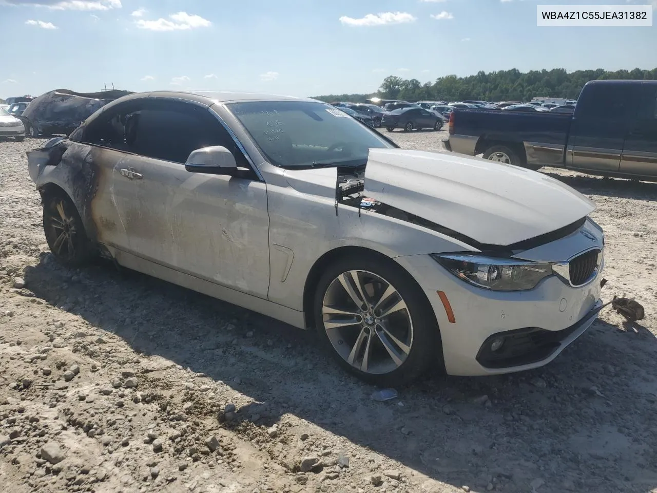 2018 BMW 430I VIN: WBA4Z1C55JEA31382 Lot: 60322674