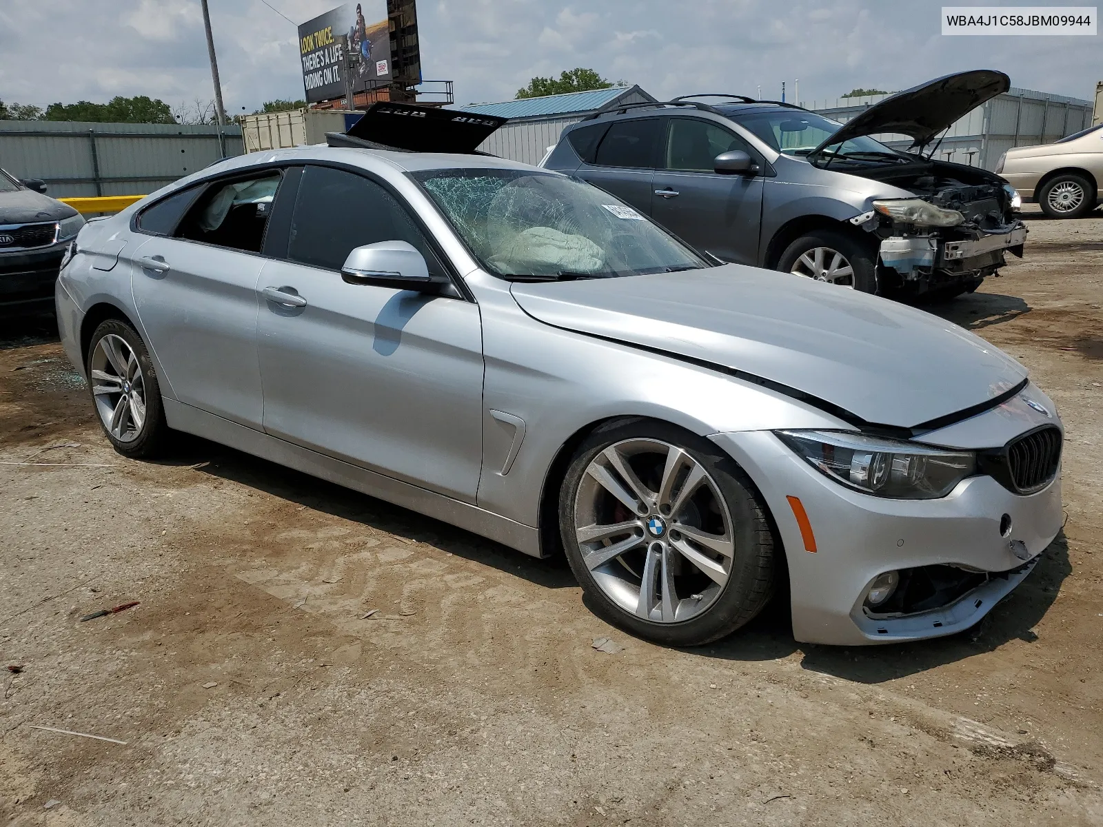 2018 BMW 430I Gran Coupe VIN: WBA4J1C58JBM09944 Lot: 64145654