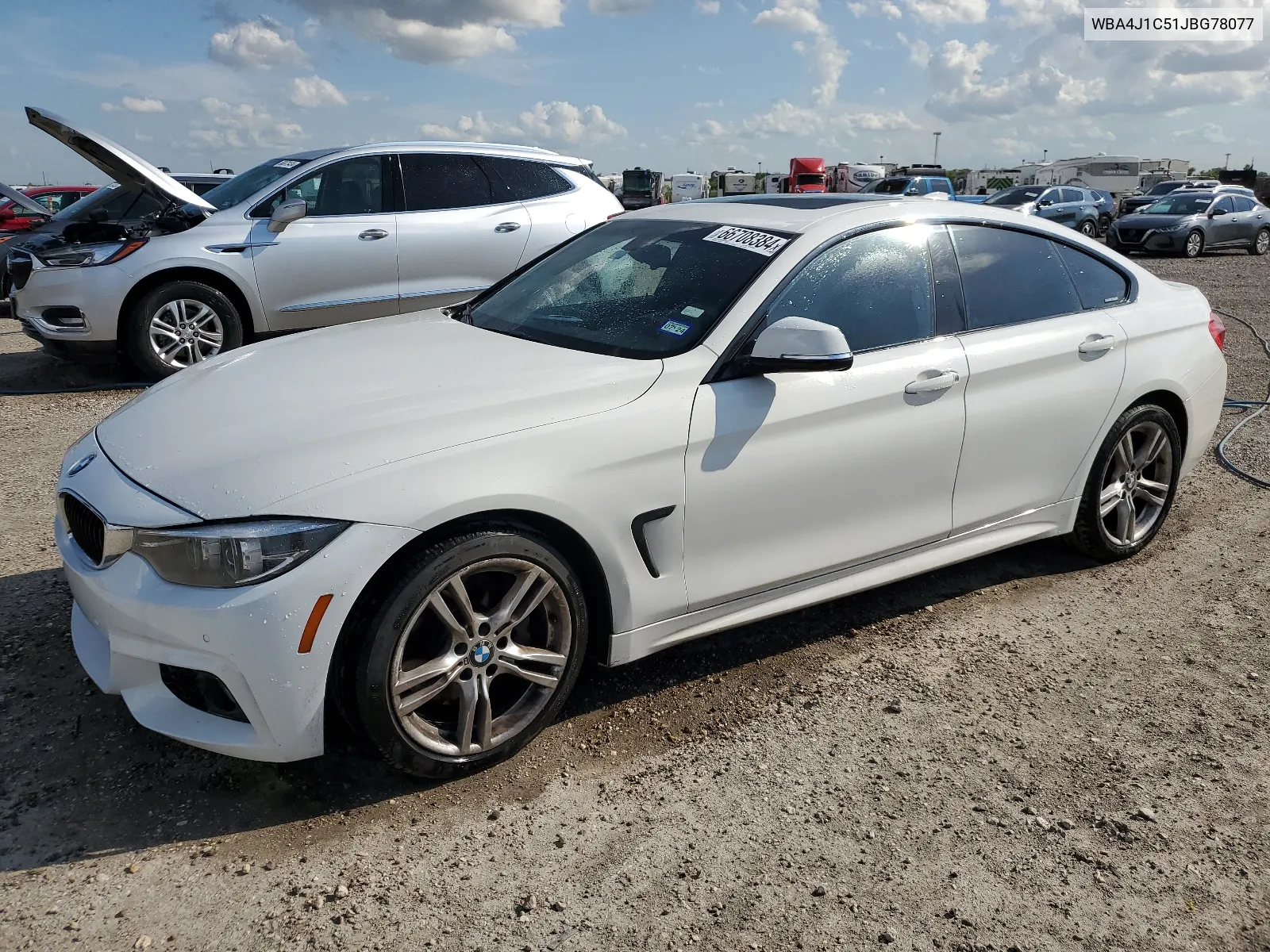 2018 BMW 430I Gran Coupe VIN: WBA4J1C51JBG78077 Lot: 66708384