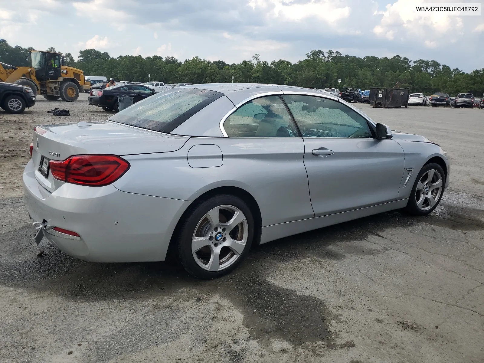 2018 BMW 430Xi VIN: WBA4Z3C58JEC48792 Lot: 66750814