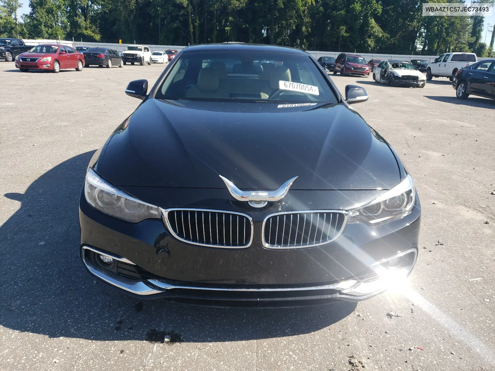 2018 BMW 430I VIN: WBA4Z1C57JEC73493 Lot: 67070054