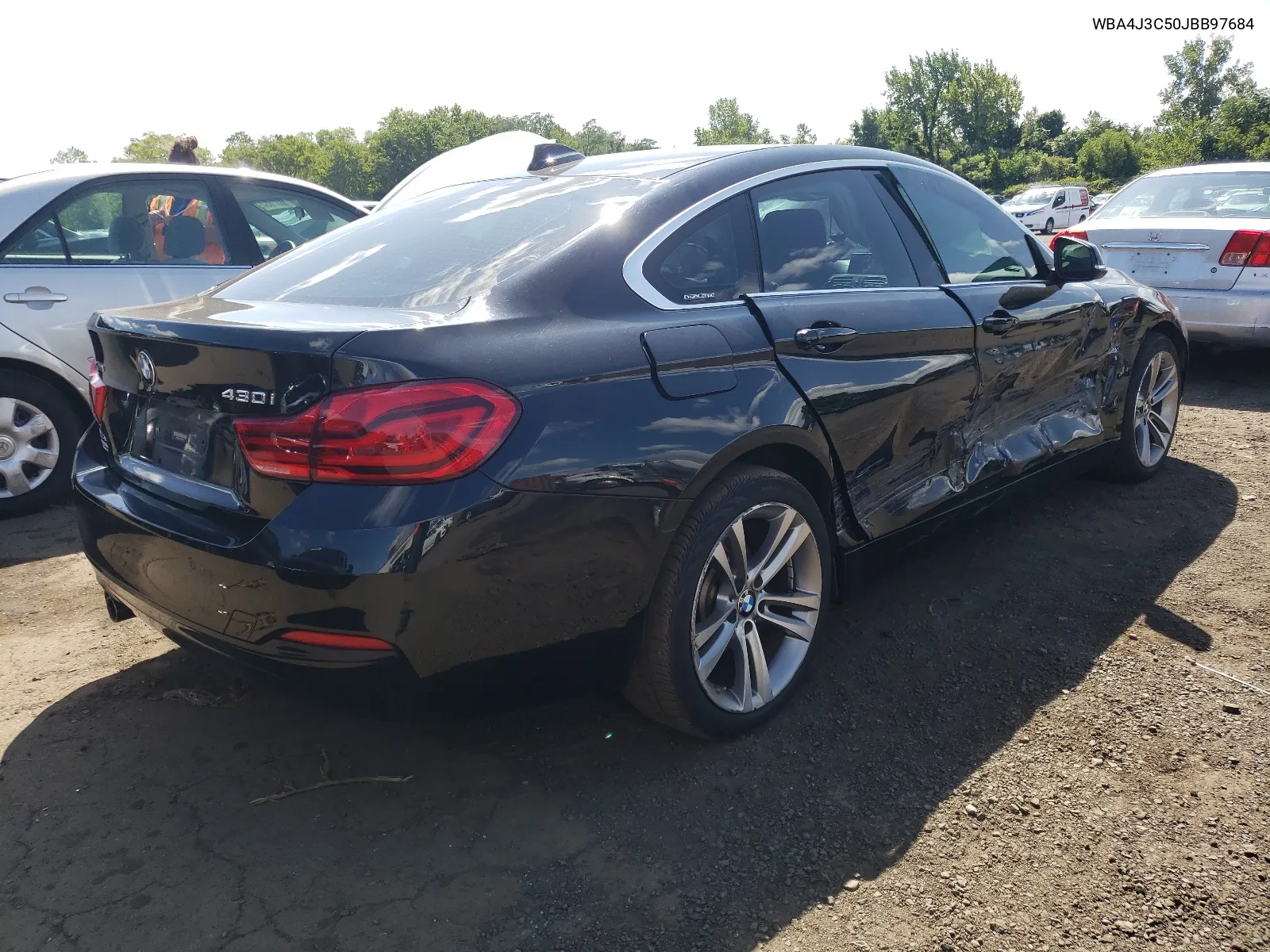 2018 BMW 430Xi Gran Coupe VIN: WBA4J3C50JBB97684 Lot: 68122484