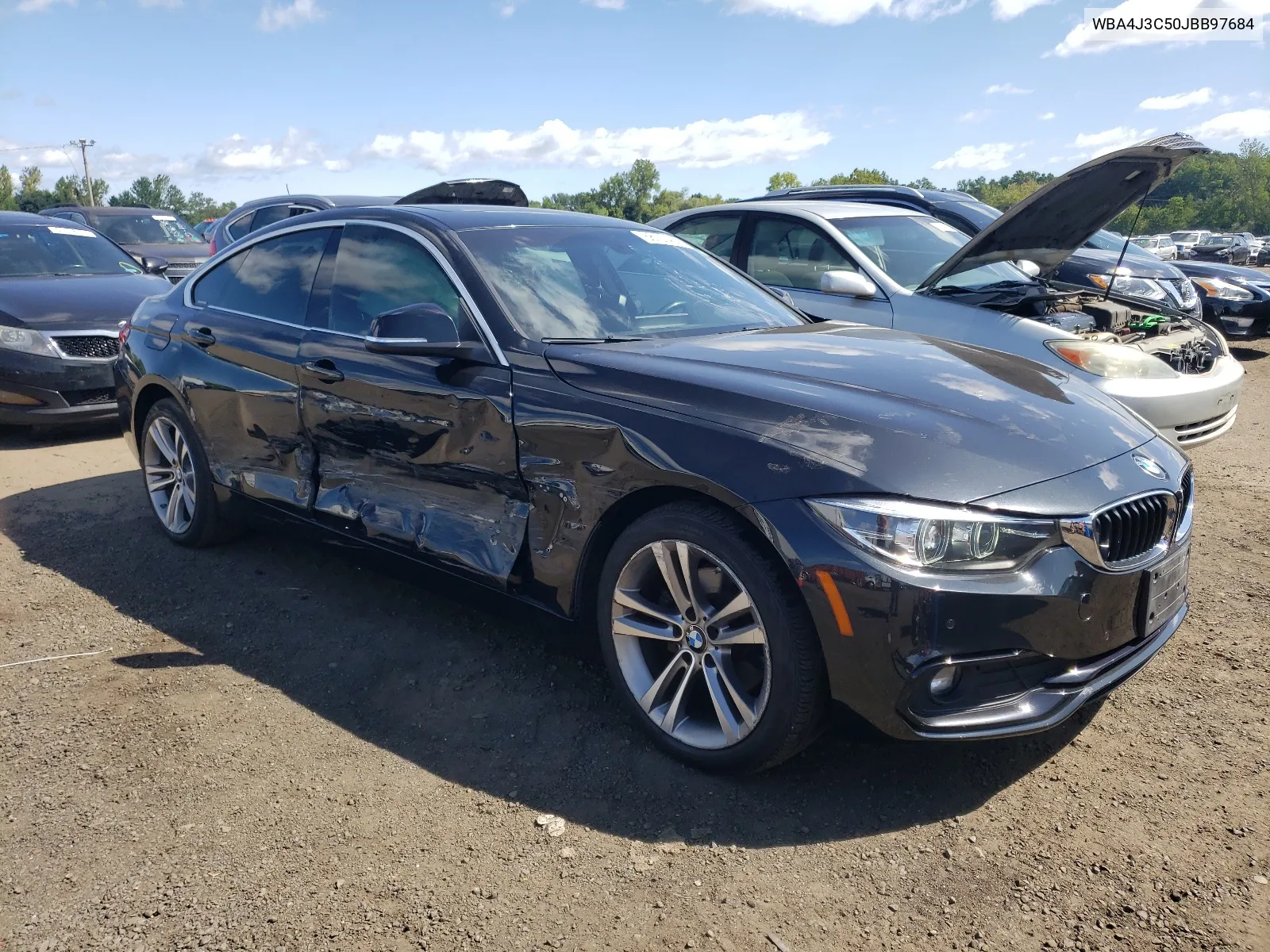 2018 BMW 430Xi Gran Coupe VIN: WBA4J3C50JBB97684 Lot: 68122484