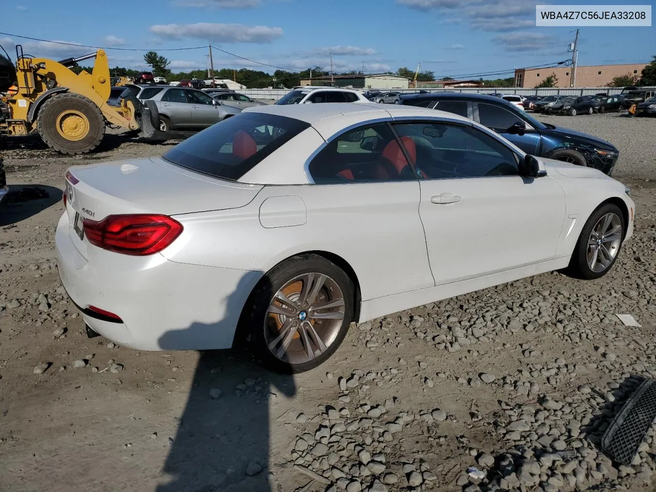 2018 BMW 440Xi VIN: WBA4Z7C56JEA33208 Lot: 69846914