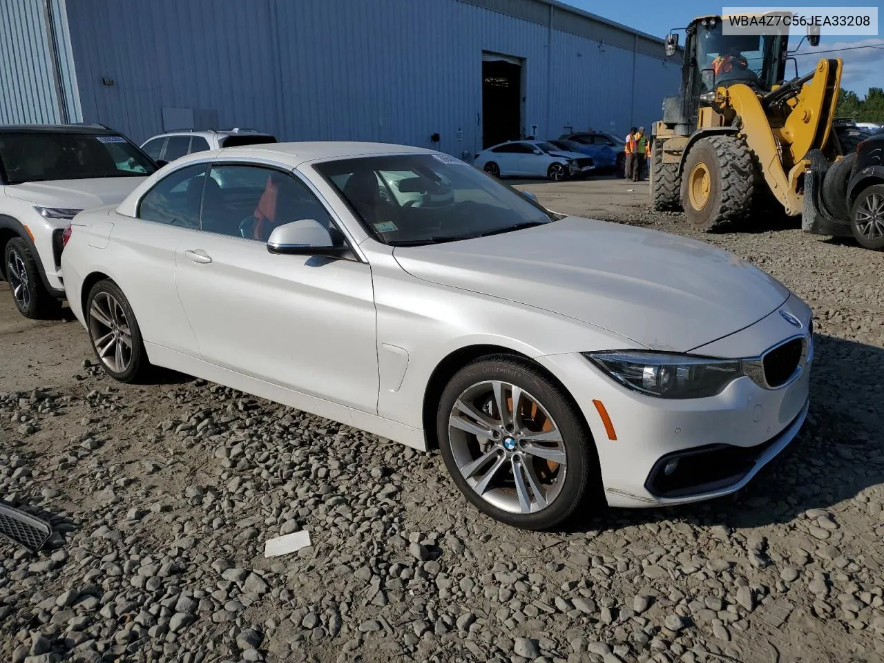 2018 BMW 440Xi VIN: WBA4Z7C56JEA33208 Lot: 69846914