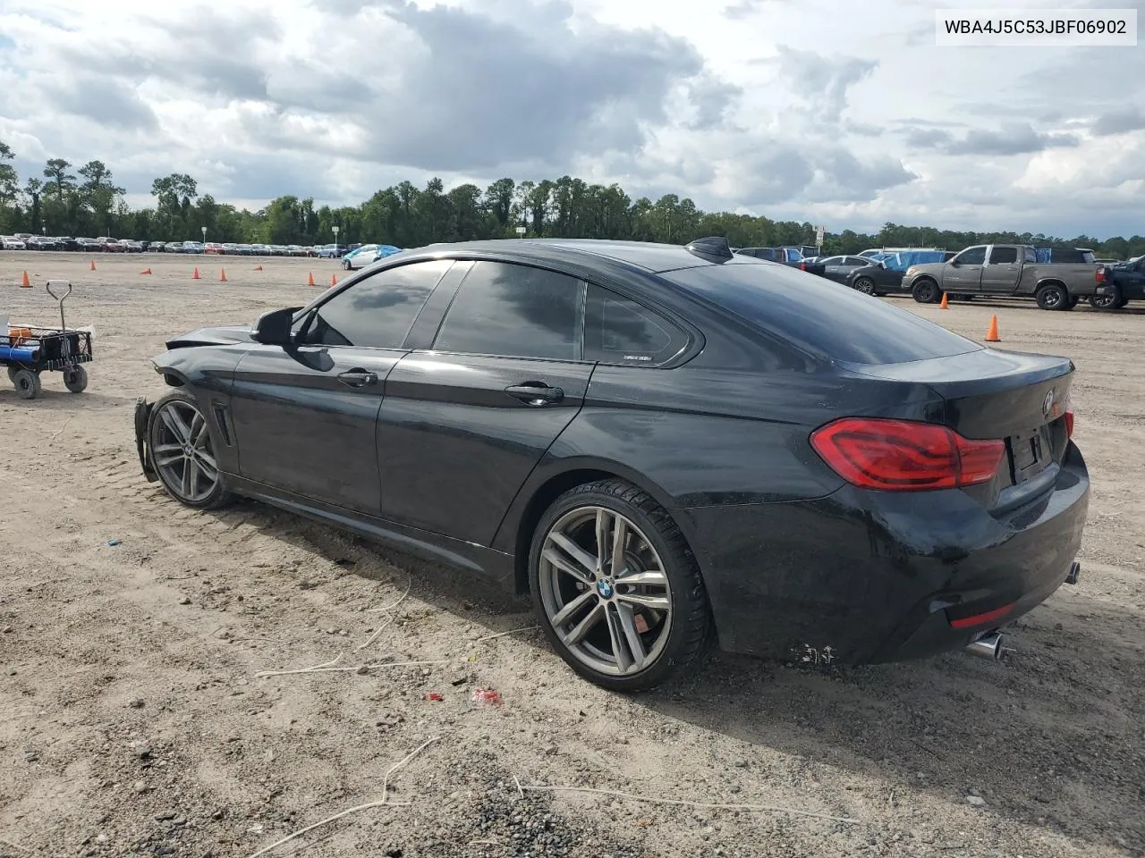 2018 BMW 440I Gran Coupe VIN: WBA4J5C53JBF06902 Lot: 69873674