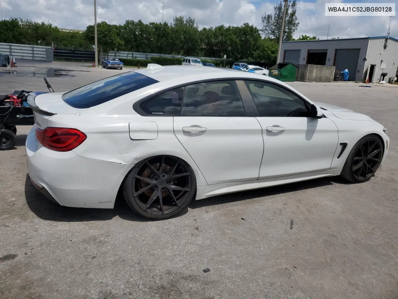 2018 BMW 430I Gran Coupe VIN: WBA4J1C52JBG80128 Lot: 70276824