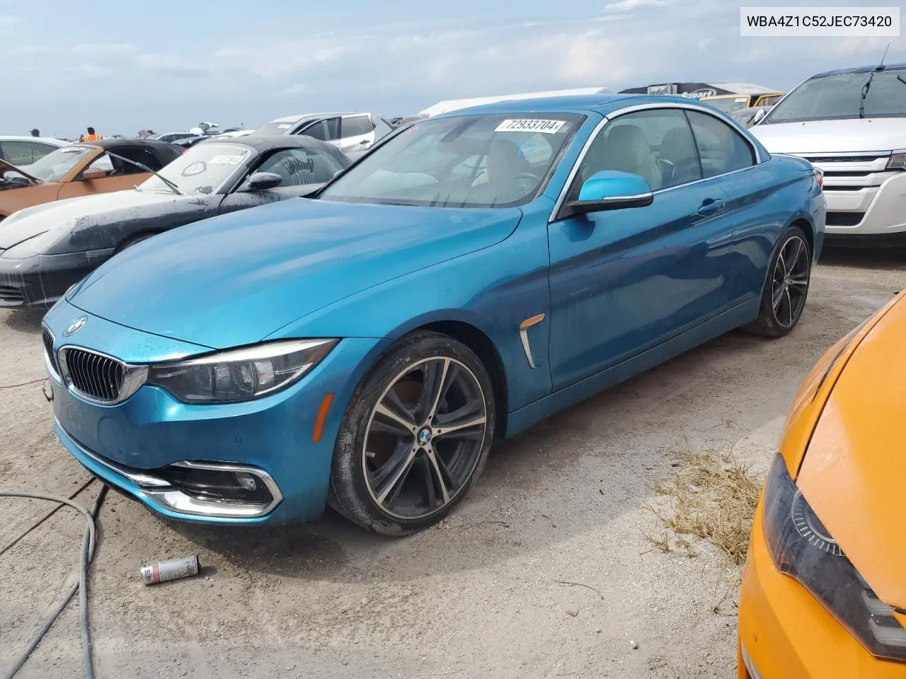 2018 BMW 430I VIN: WBA4Z1C52JEC73420 Lot: 72933704