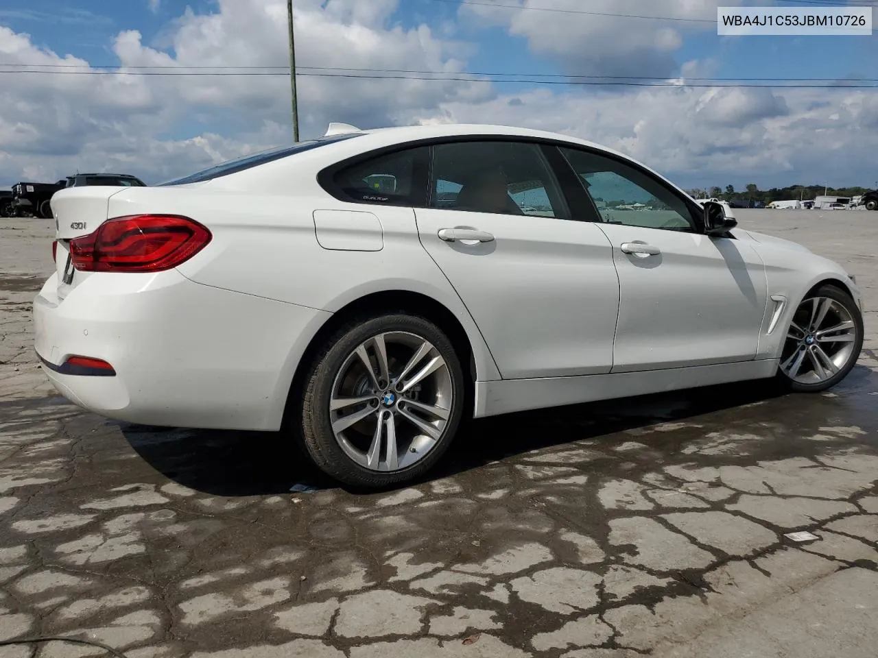 2018 BMW 430I Gran Coupe VIN: WBA4J1C53JBM10726 Lot: 73355584