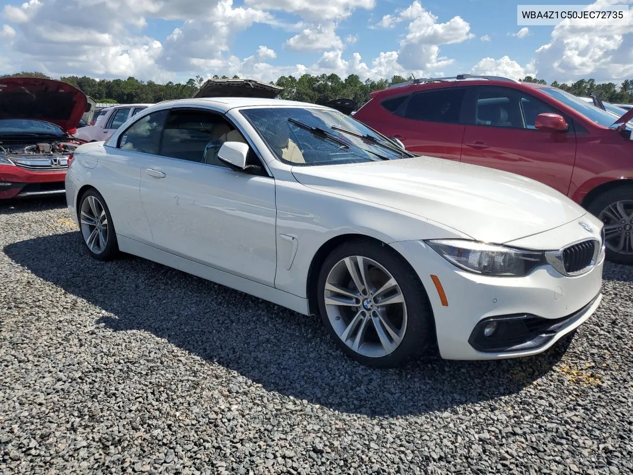 2018 BMW 430I VIN: WBA4Z1C50JEC72735 Lot: 73822534