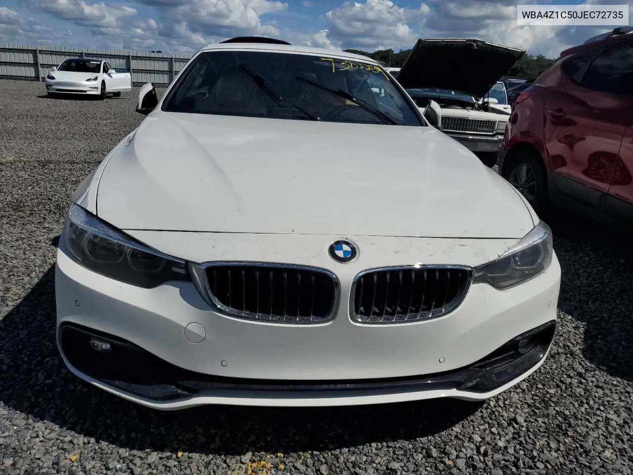 2018 BMW 430I VIN: WBA4Z1C50JEC72735 Lot: 73822534