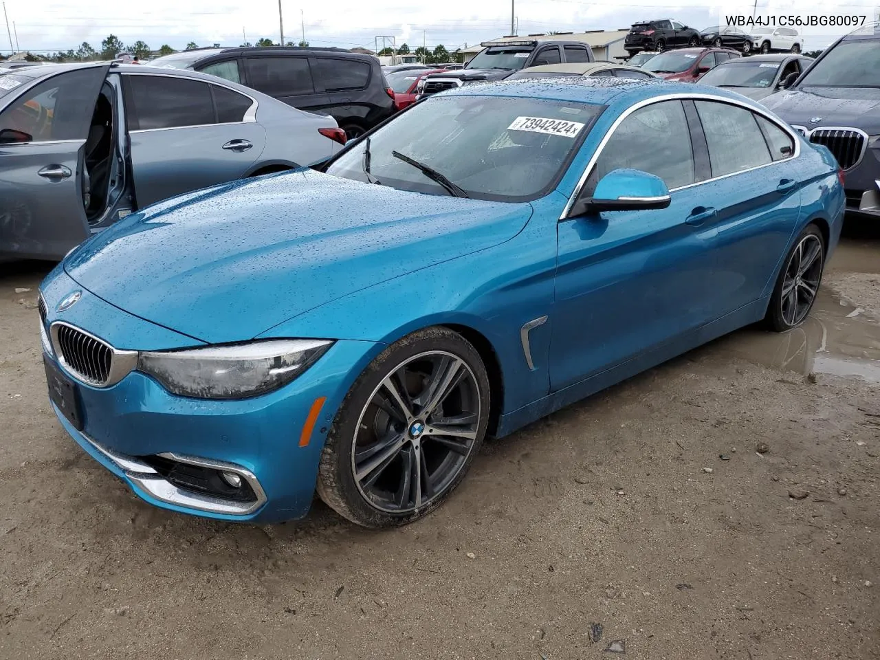 2018 BMW 430I Gran Coupe VIN: WBA4J1C56JBG80097 Lot: 73942424