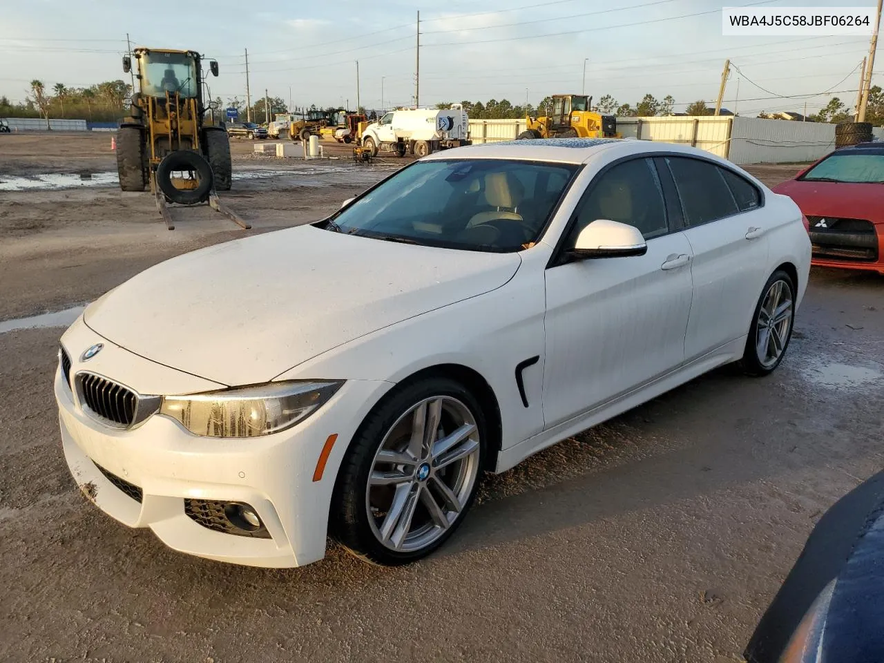 2018 BMW 440I Gran Coupe VIN: WBA4J5C58JBF06264 Lot: 74347104