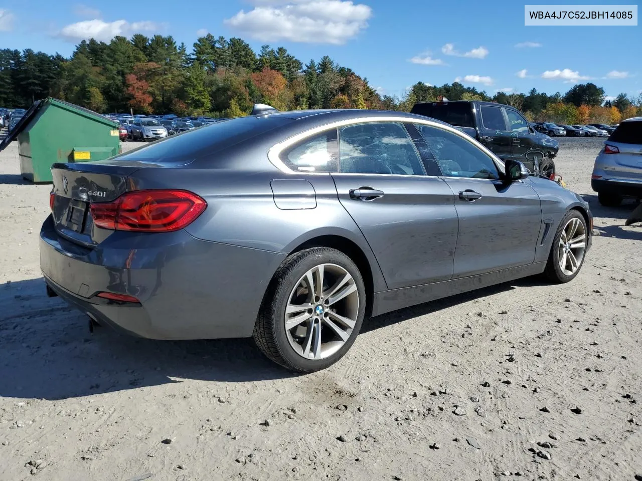 2018 BMW 440Xi Gran Coupe VIN: WBA4J7C52JBH14085 Lot: 75445204