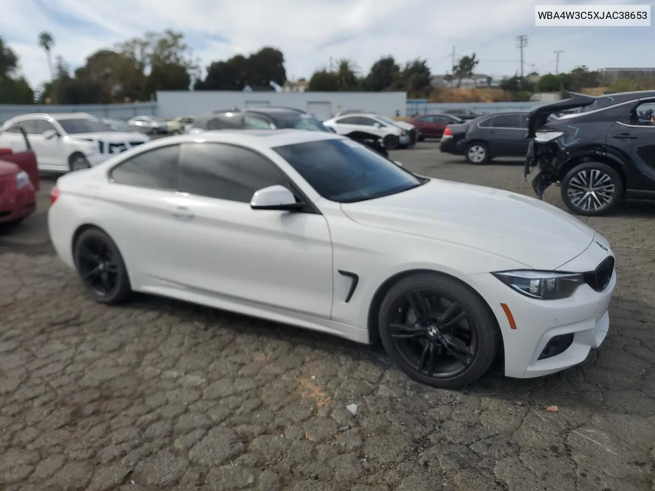 WBA4W3C5XJAC38653 2018 BMW 430I