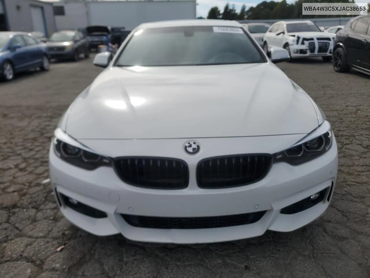 2018 BMW 430I VIN: WBA4W3C5XJAC38653 Lot: 75683804