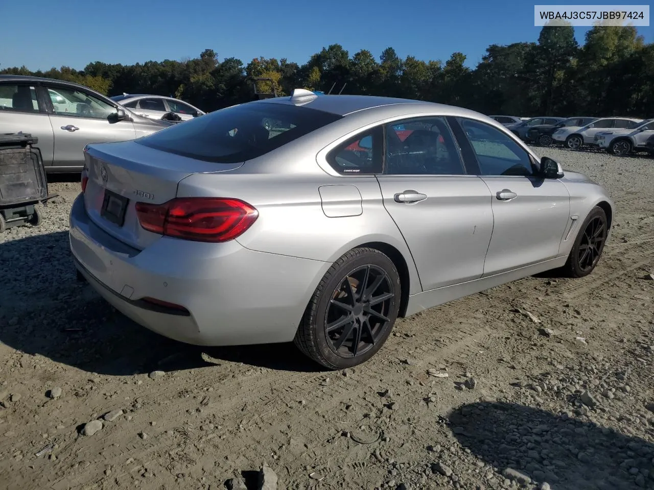 2018 BMW 430Xi Gran Coupe VIN: WBA4J3C57JBB97424 Lot: 75812864