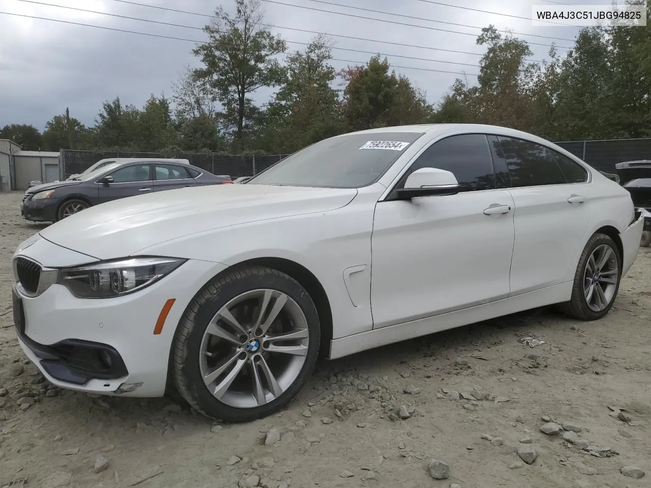 2018 BMW 430Xi Gran Coupe VIN: WBA4J3C51JBG94825 Lot: 75922654