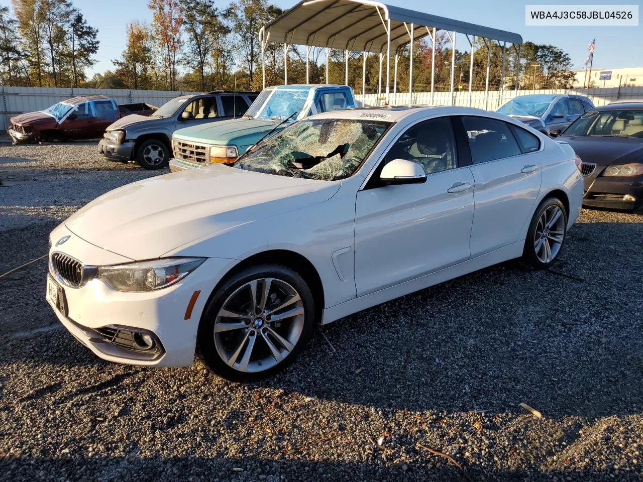 2018 BMW 430Xi Gran Coupe VIN: WBA4J3C58JBL04526 Lot: 76980094