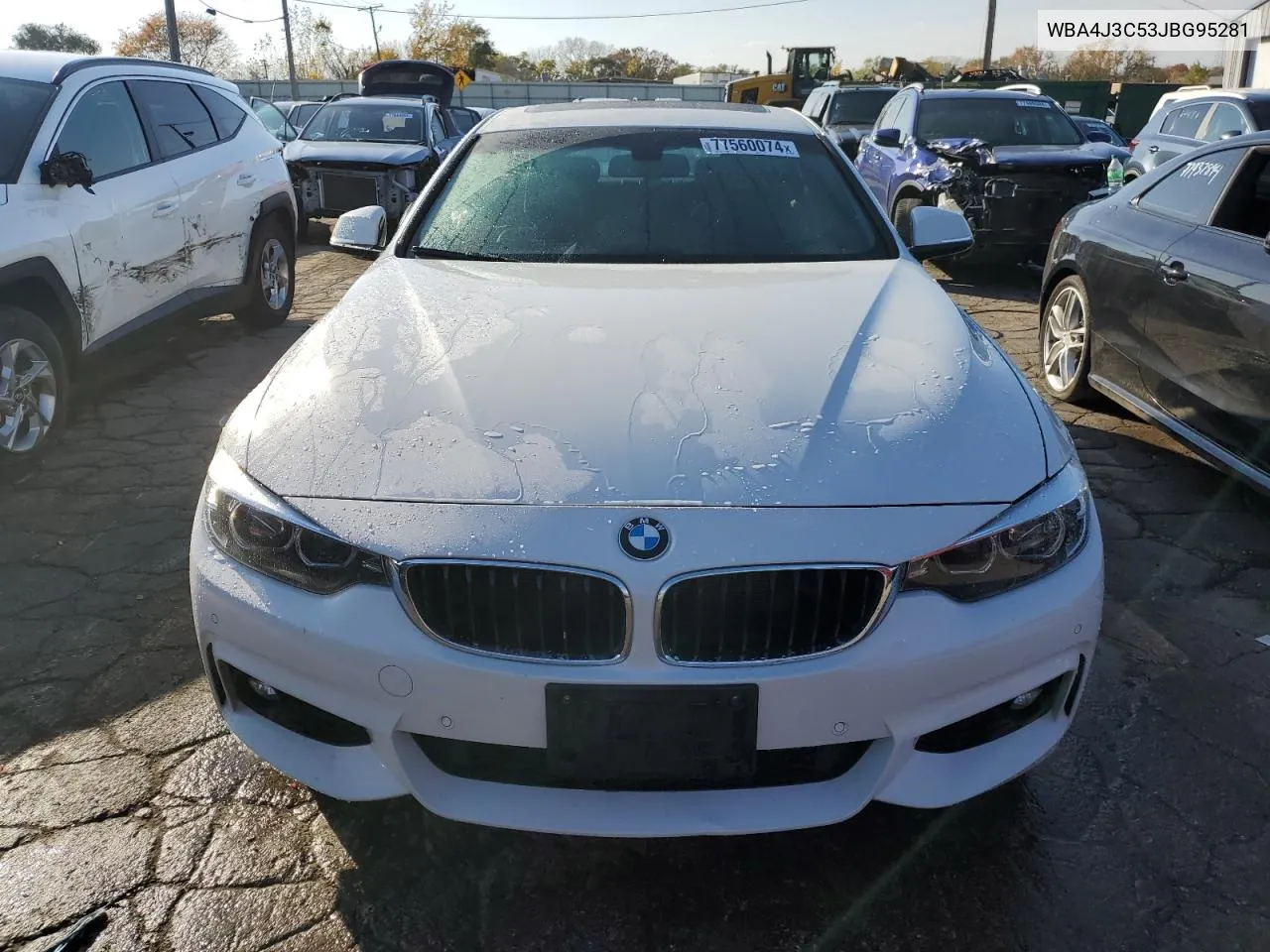 2018 BMW 430Xi Gran Coupe VIN: WBA4J3C53JBG95281 Lot: 77560074