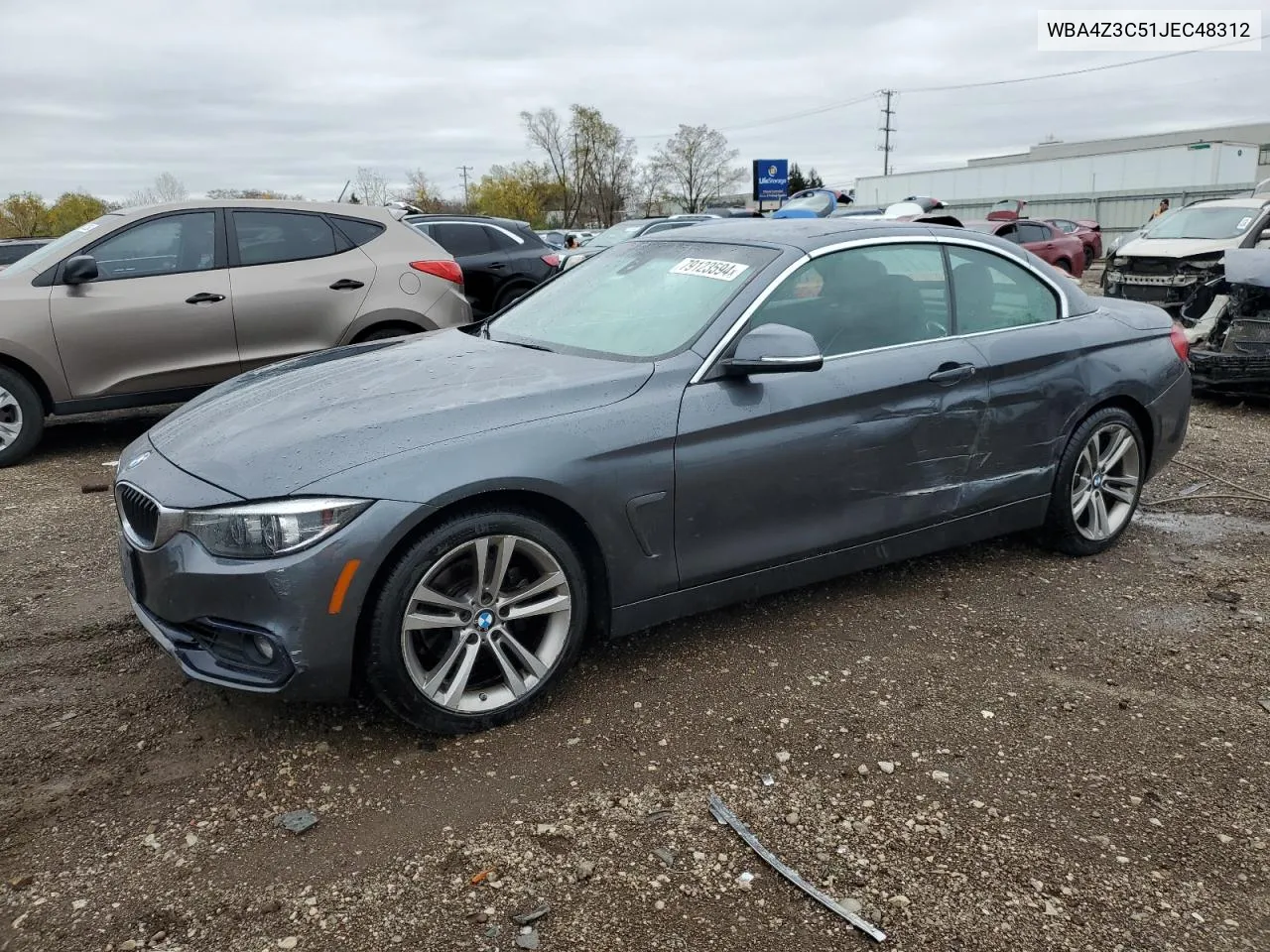 2018 BMW 430Xi VIN: WBA4Z3C51JEC48312 Lot: 79123594