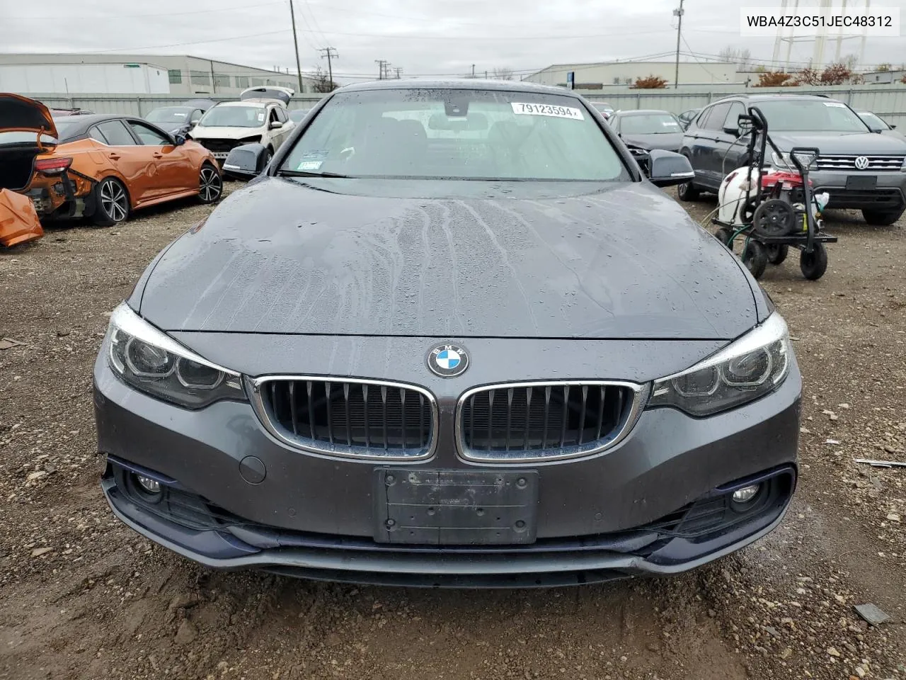 2018 BMW 430Xi VIN: WBA4Z3C51JEC48312 Lot: 79123594