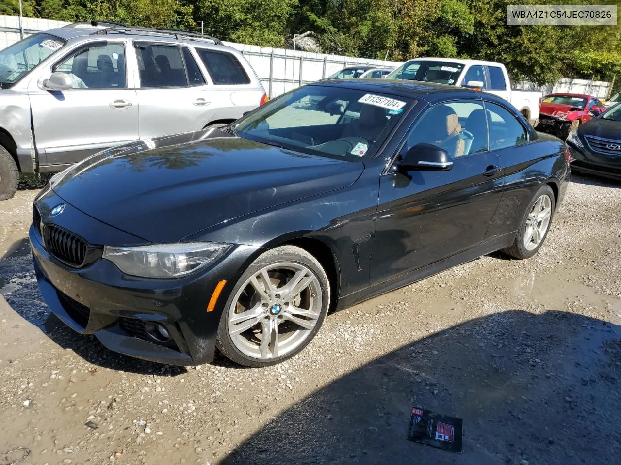 2018 BMW 430I VIN: WBA4Z1C54JEC70826 Lot: 81357104