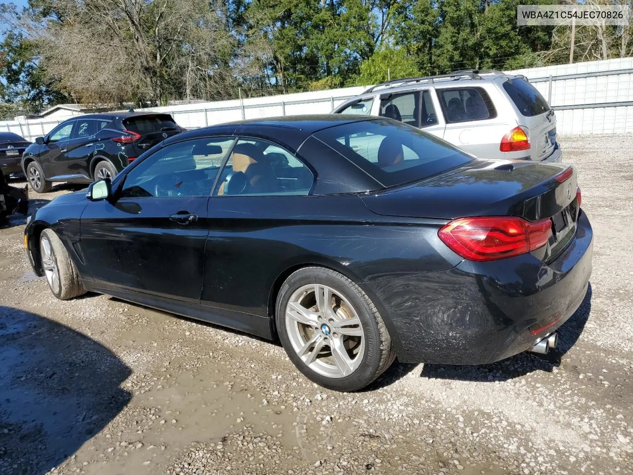 2018 BMW 430I VIN: WBA4Z1C54JEC70826 Lot: 81357104