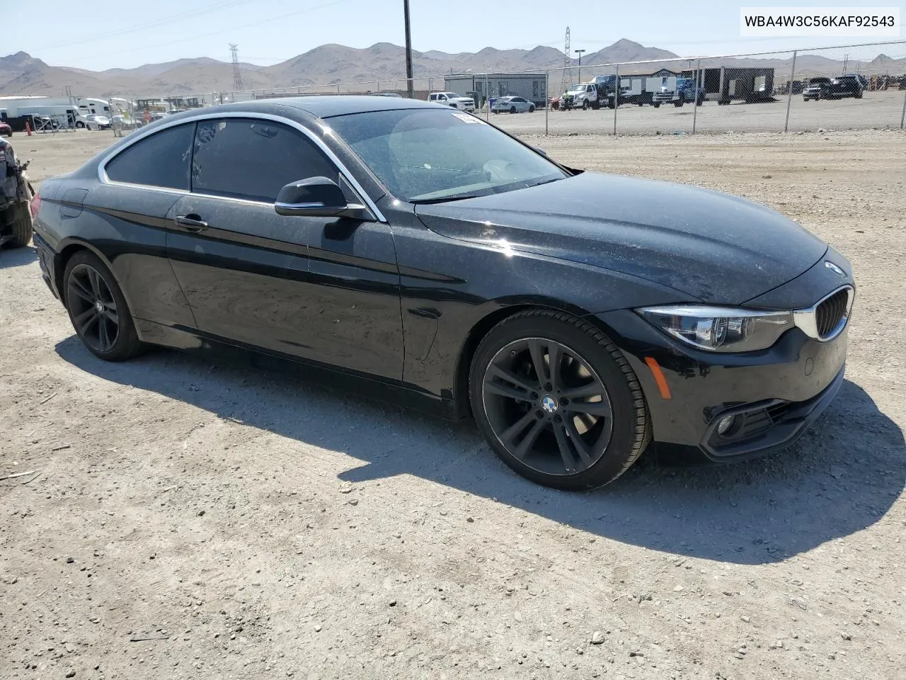 2019 BMW 430I VIN: WBA4W3C56KAF92543 Lot: 59167724