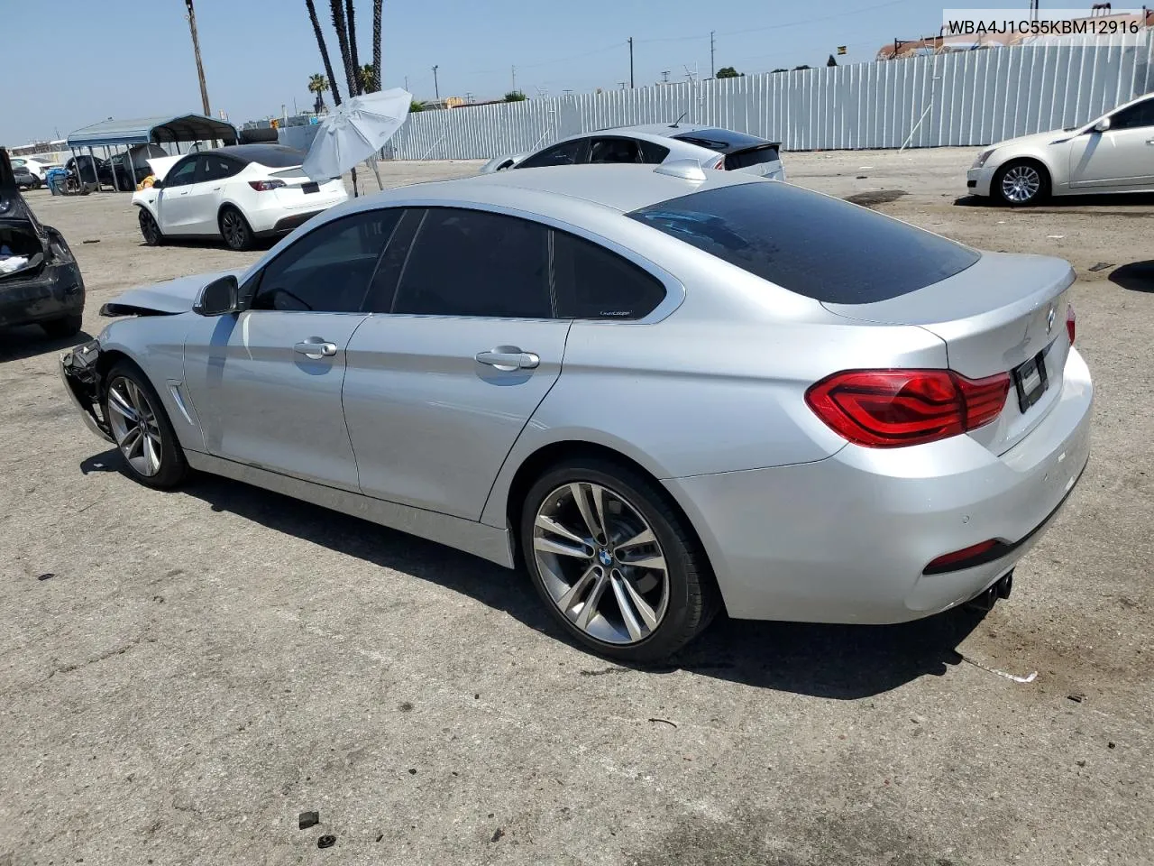 2019 BMW 430I Gran Coupe VIN: WBA4J1C55KBM12916 Lot: 59987894