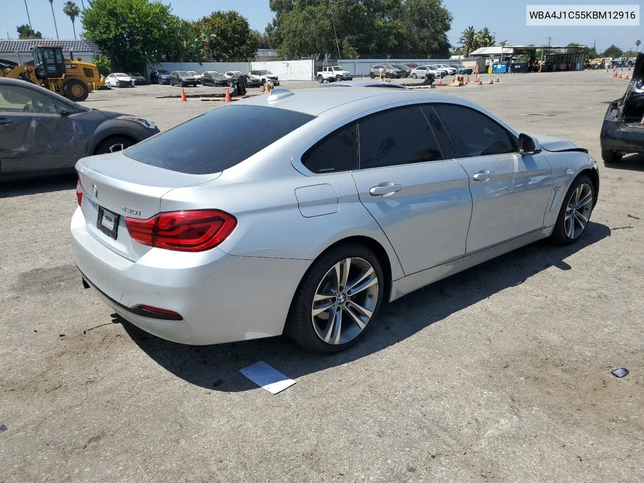 2019 BMW 430I Gran Coupe VIN: WBA4J1C55KBM12916 Lot: 59987894