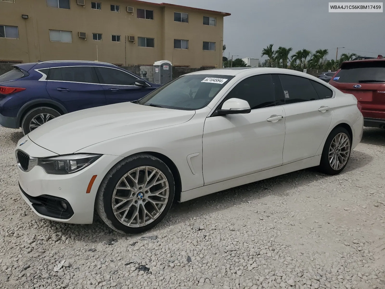 2019 BMW 430I Gran Coupe VIN: WBA4J1C56KBM17459 Lot: 62104994