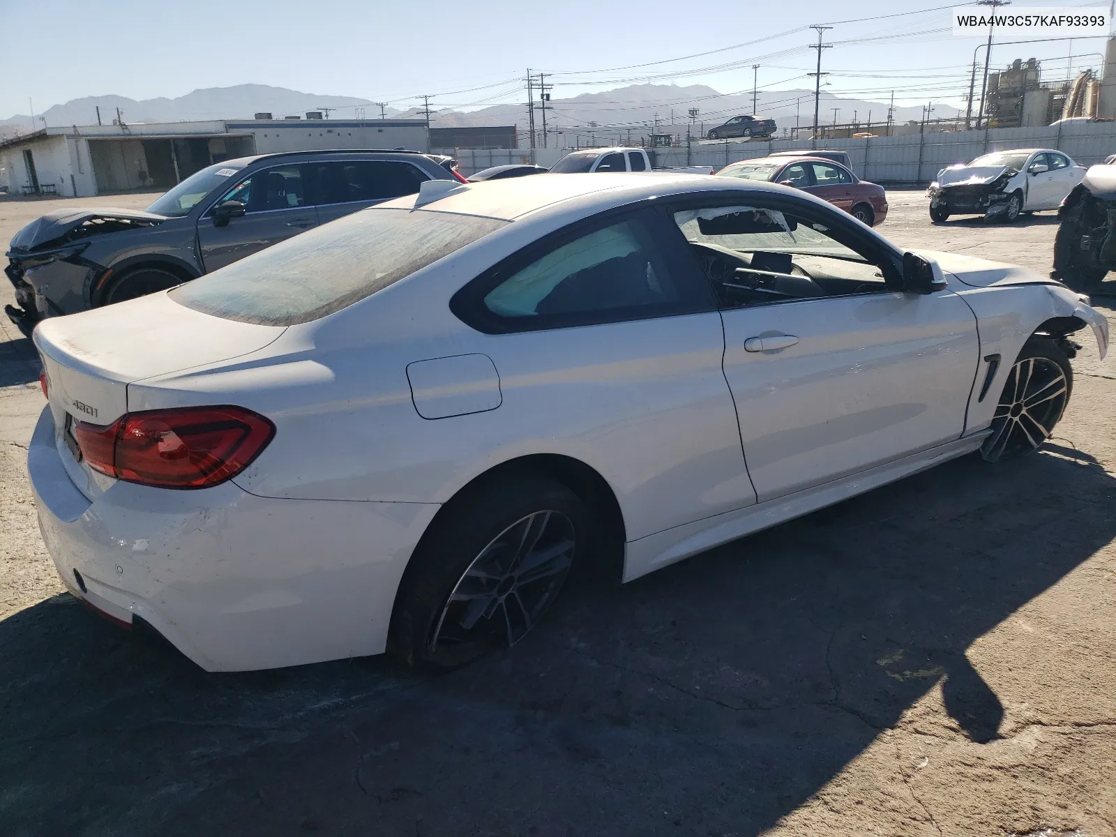 2019 BMW 430I VIN: WBA4W3C57KAF93393 Lot: 68144874